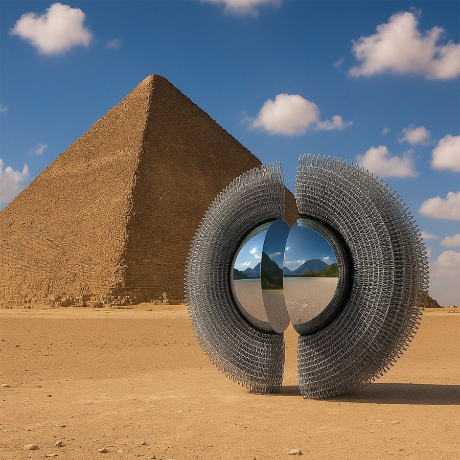 The Sculpture Turning the Pyramids Into Living Art