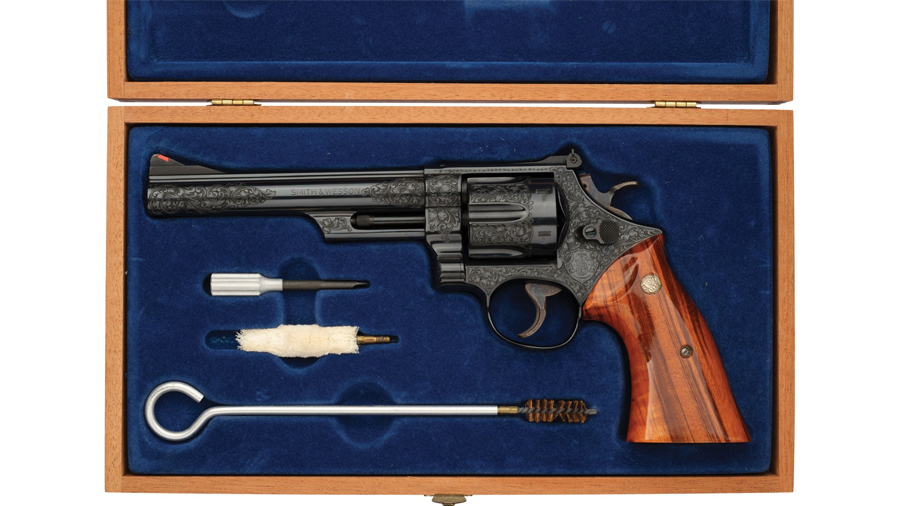 Frank Sinatra’s Gold-Inlaid Smith & Wesson Heads to Auction