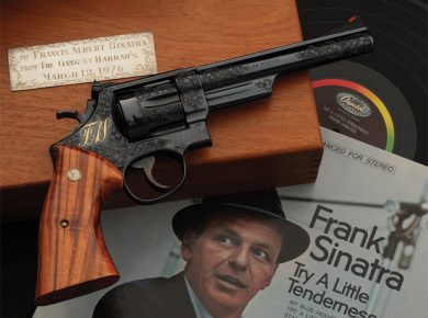 Frank Sinatra’s Gold-Inlaid Smith & Wesson Heads to Auction