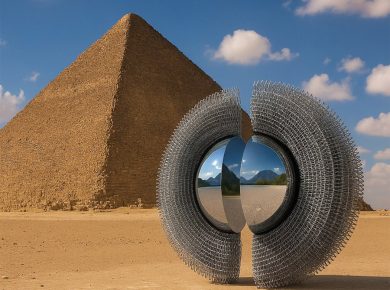 The Sculpture Turning the Pyramids Into Living Art