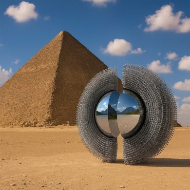 The Sculpture Turning the Pyramids Into Living Art