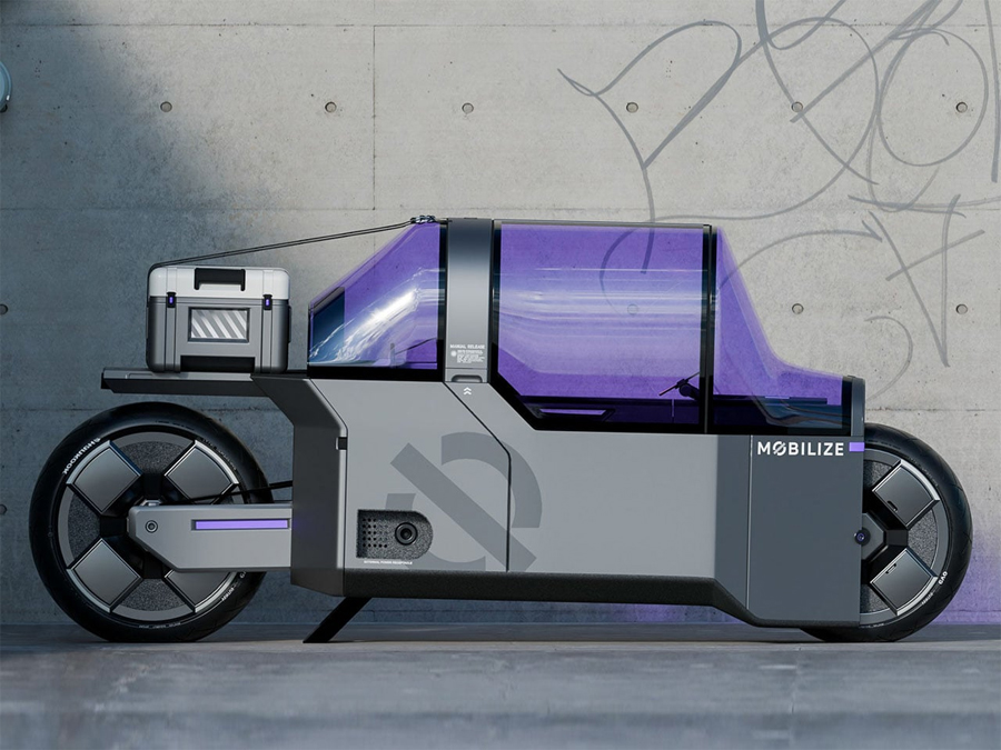 Futuristic Pod Bike Shaping Tomorrow’s Urban Mobility