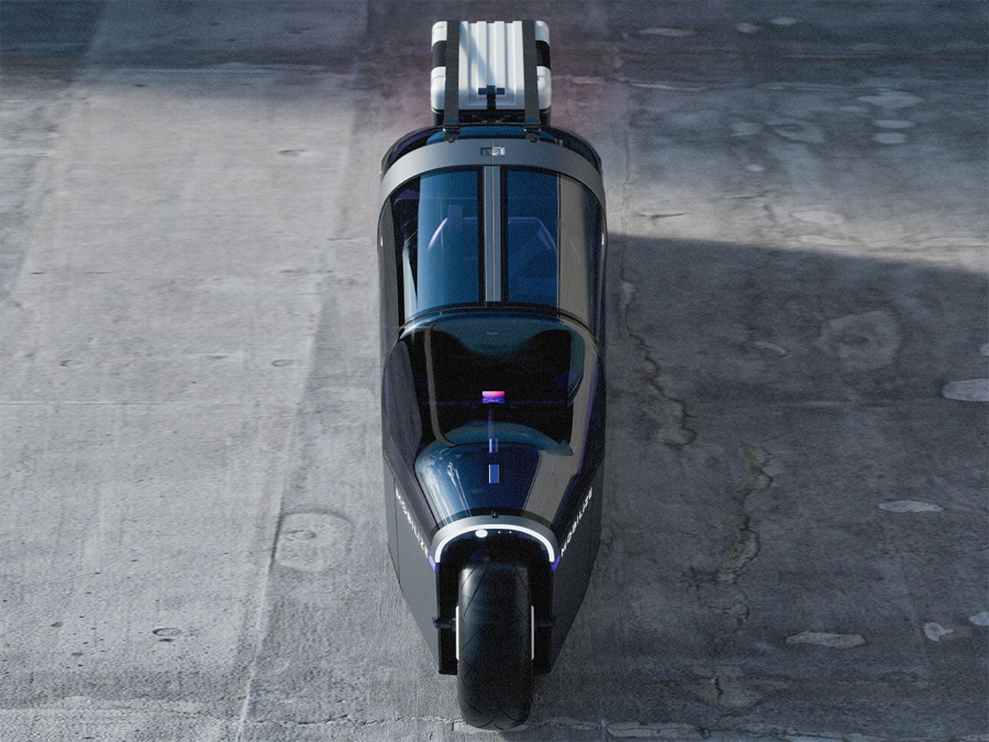 Futuristic Pod Bike Shaping Tomorrow’s Urban Mobility