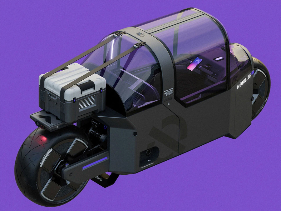 Futuristic Pod Bike Shaping Tomorrow’s Urban Mobility