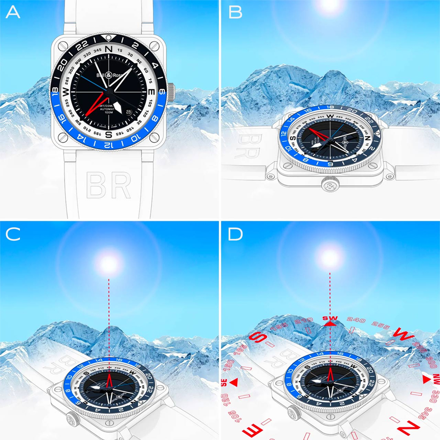 Bell & Ross BR-03 GMT Compass That Actually Points North