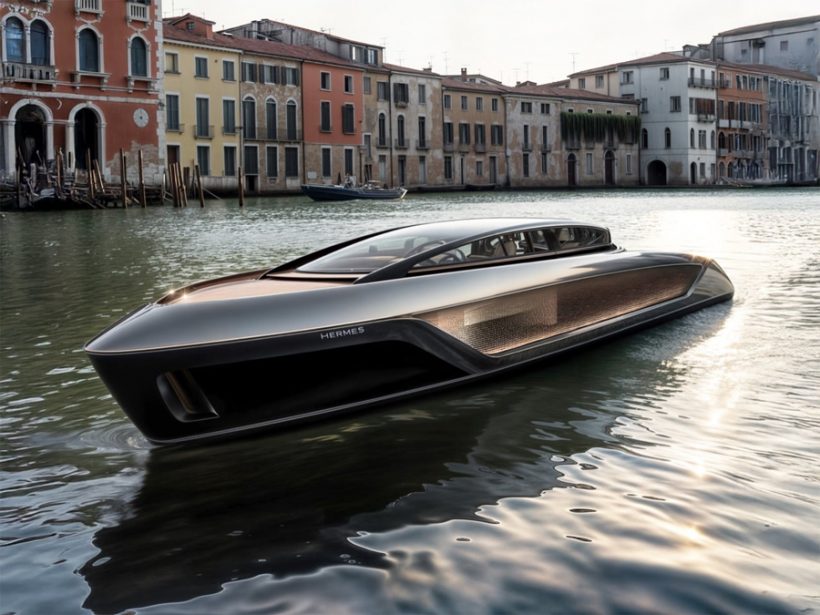 Hermes Yacht Concept Where Futuristic Elegance Meets Venetian Waters