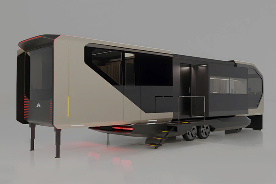 AC Future AI-THt Turns a Towable Trailer Into a Shape-Shifting Home
