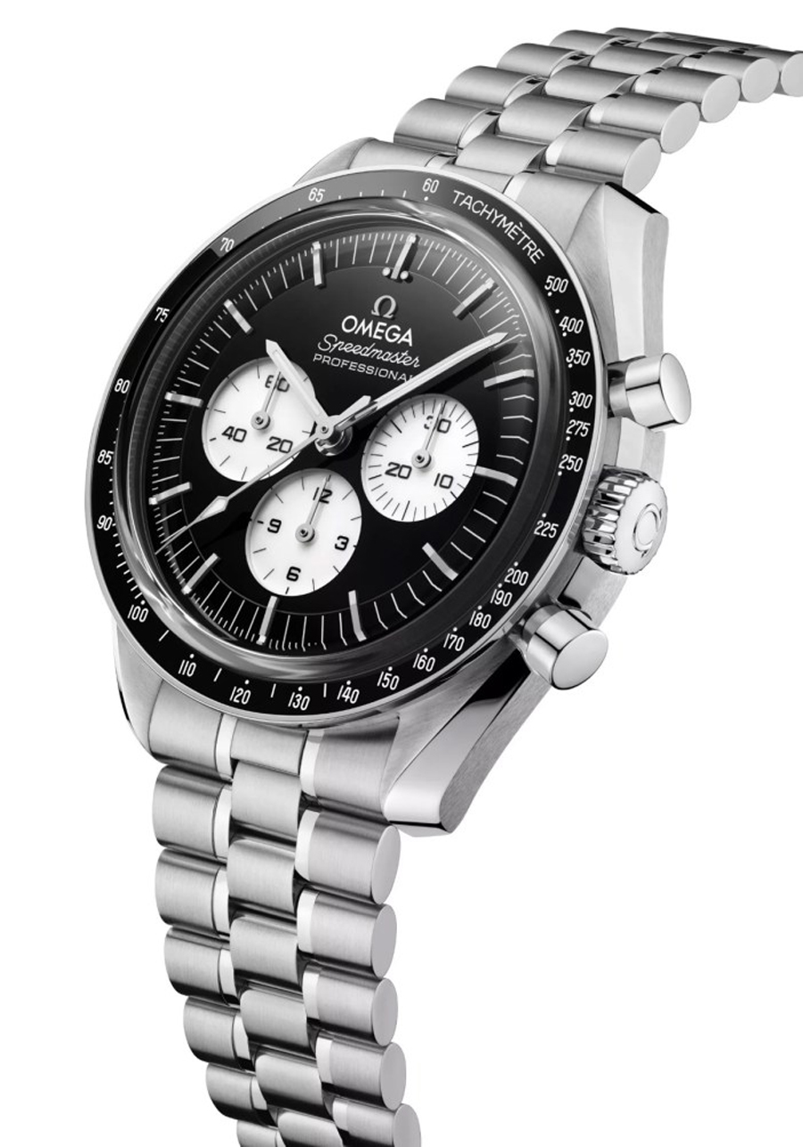 Omega Speedmaster Moonwatch Black and White Arrives with a Modern Reverse Panda Twist
