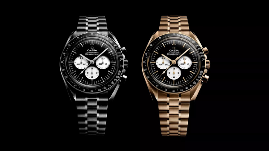 Omega Speedmaster Moonwatch Black and White Arrives with a Modern Reverse Panda Twist