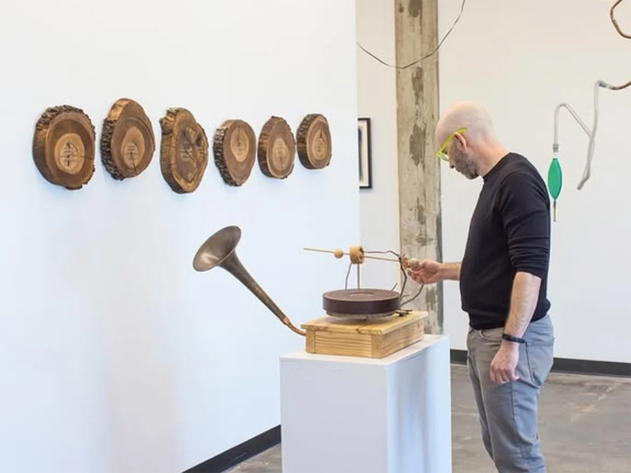 An Artist Turned a Dead Oak into Records of Birdsong