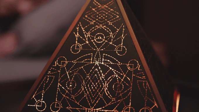 A Pyramid-Shaped Sleep Aid Designed to Quiet the Night