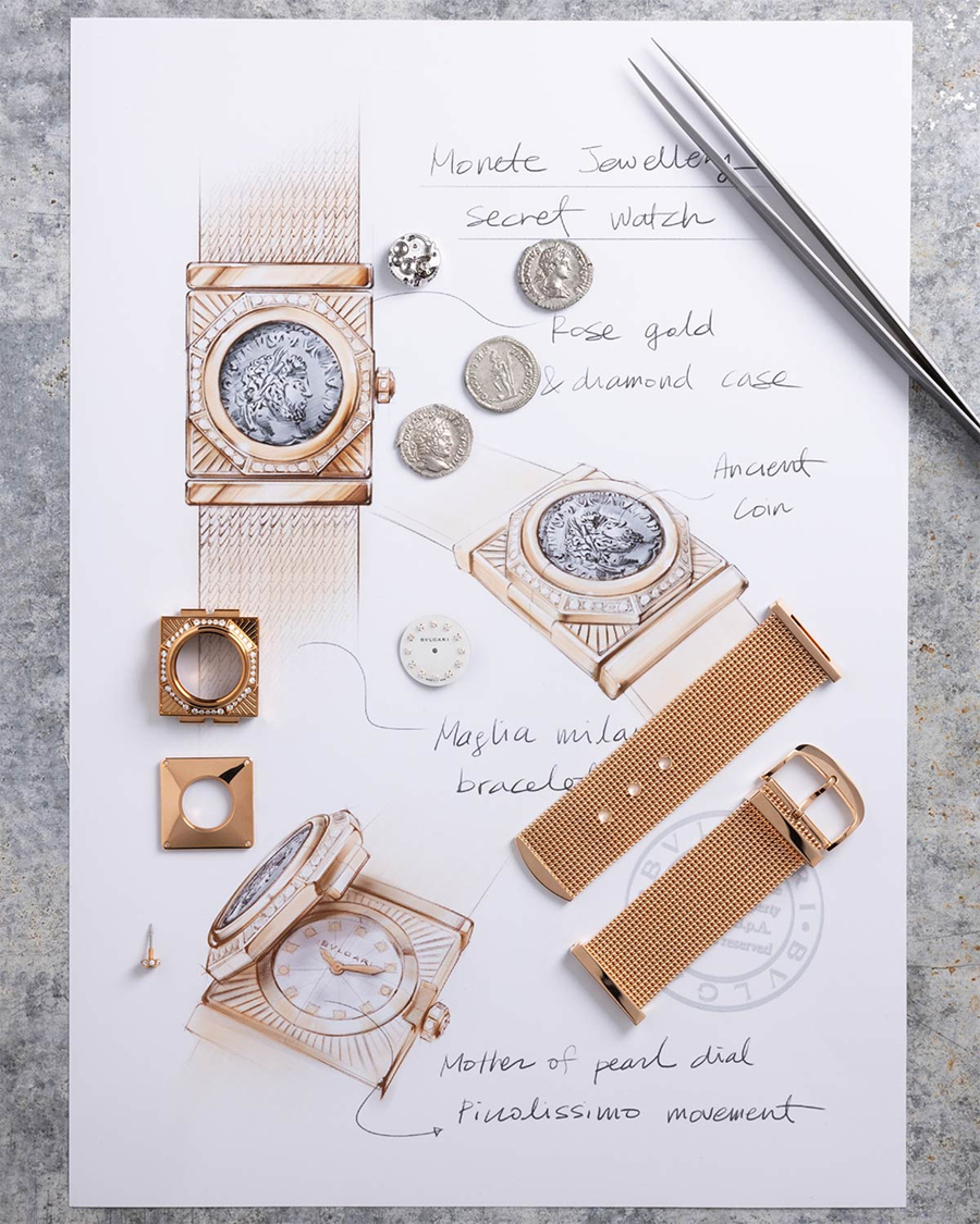 Roman Coin at the Heart of Bulgari’s Latest Jewel Watch