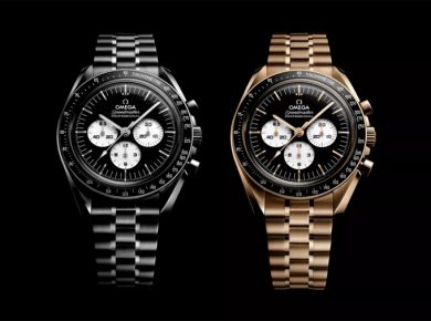 Omega Speedmaster Moonwatch Black and White Arrives with a Modern Reverse Panda Twist