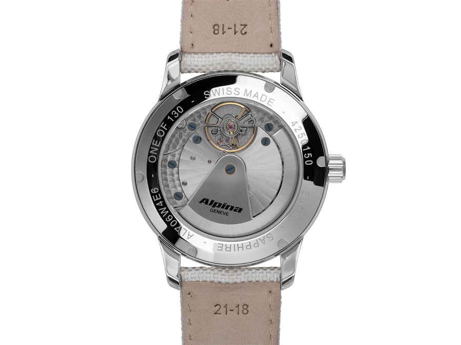 Alpina Alpiner Manufacture Date in a Full All-White Design