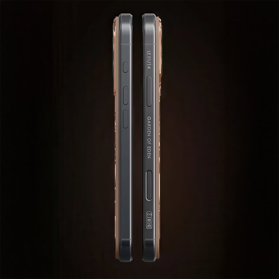 Caviar Wings of Love Turns an iPhone Into a Golden Love Letter