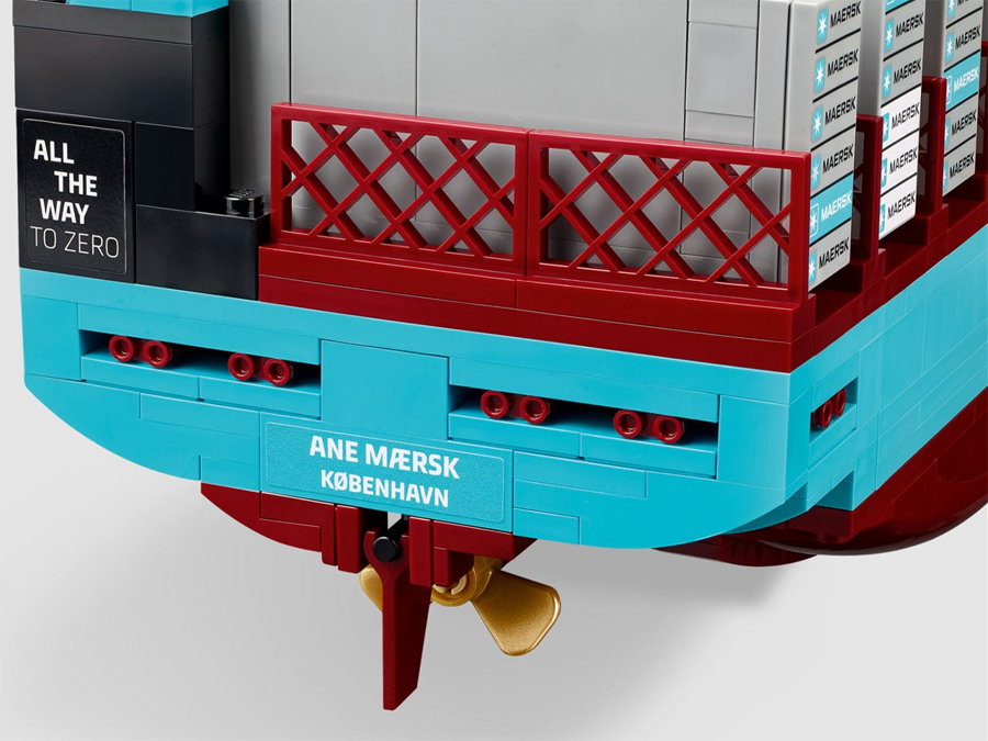 Maersk’s Dual-Fuel Container Ship Reimagined as One of LEGO’s Largest Builds