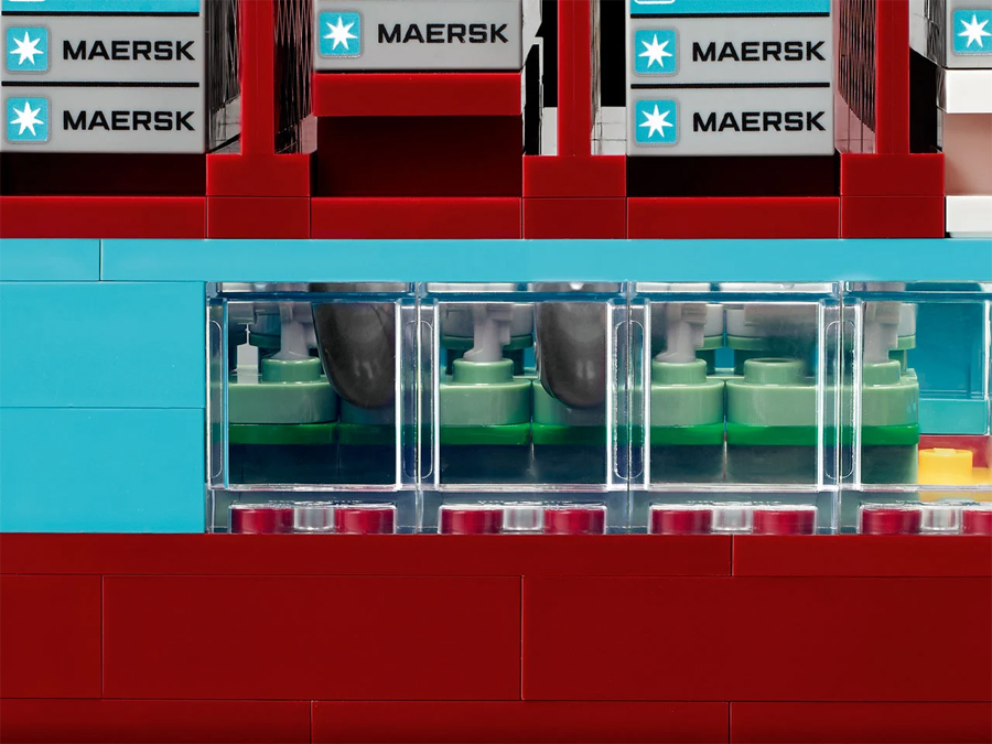 Maersk’s Dual-Fuel Container Ship Reimagined as One of LEGO’s Largest Builds