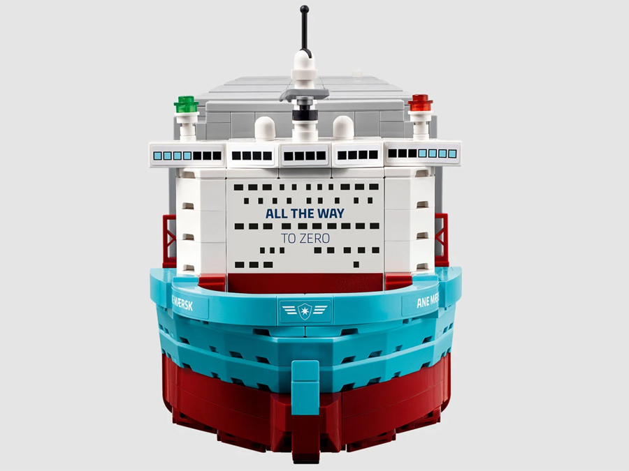 Maersk’s Dual-Fuel Container Ship Reimagined as One of LEGO’s Largest Builds