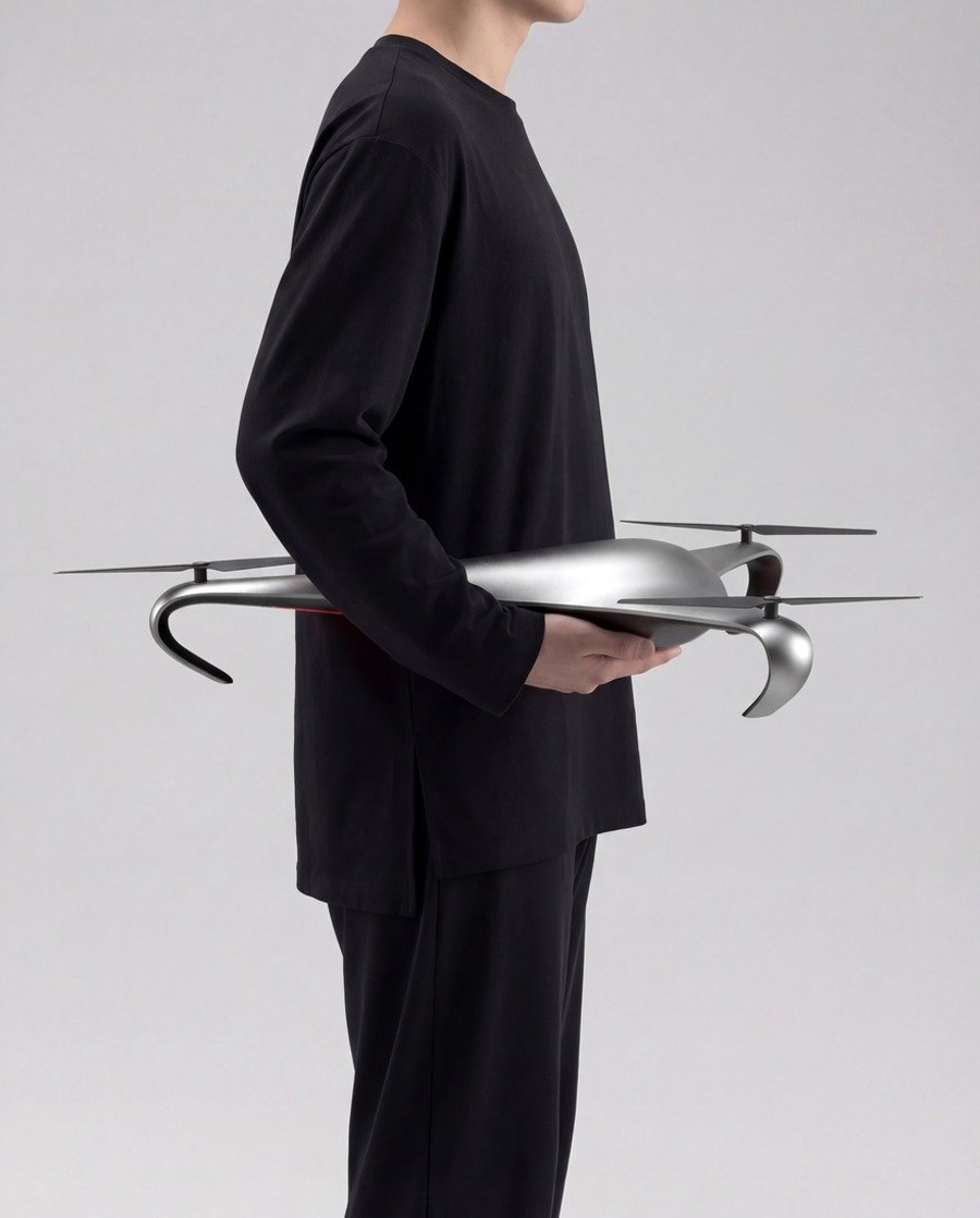 Aurora Tri-Rotor Drone Redefines UAV Aerodynamics