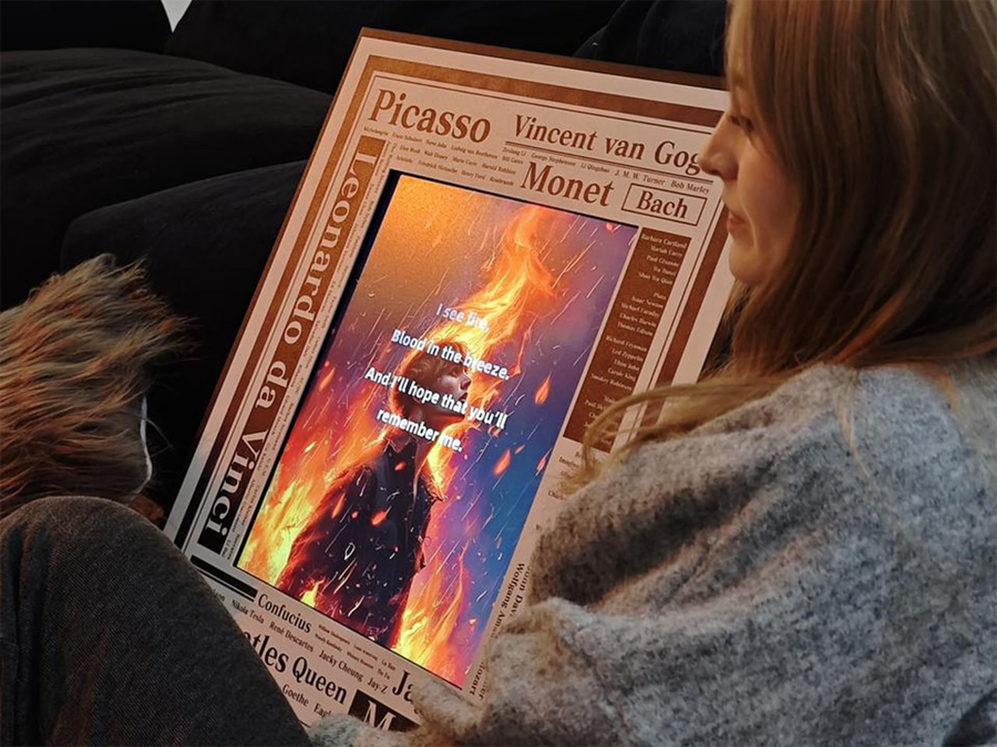 Someone Finally Got Tired of Choosing Between a Great Speaker and a Beautiful Wall