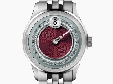 Christopher Ward C1 Jump Hour Mk V Dusk Red Brings Precision Back to the Hour