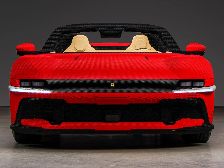 Life size LEGO Ferrari you can actually sit in