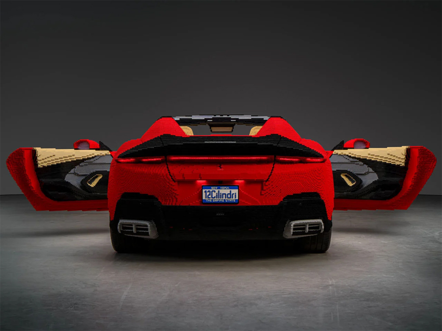 Life size LEGO Ferrari you can actually sit in