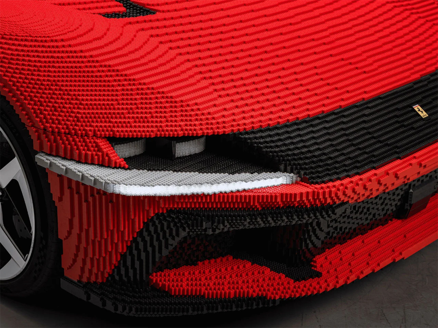 Life size LEGO Ferrari you can actually sit in