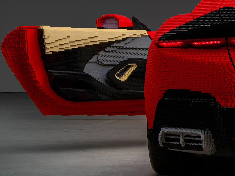 Life size LEGO Ferrari you can actually sit in