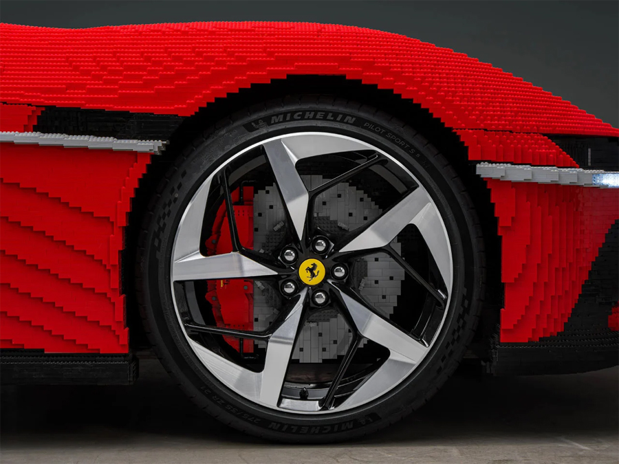 Life size LEGO Ferrari you can actually sit in