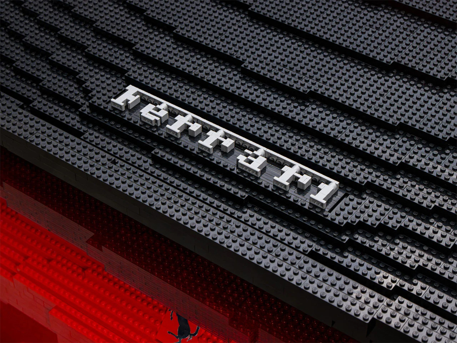 Life size LEGO Ferrari you can actually sit in