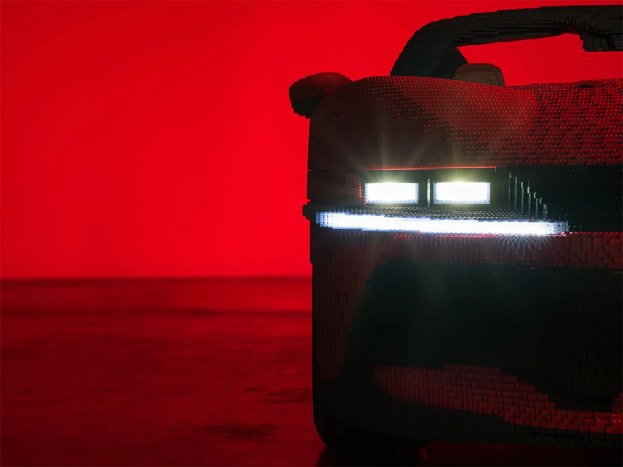 Life size LEGO Ferrari you can actually sit in