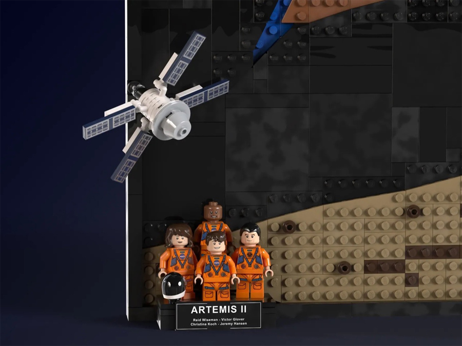 From Apollo 8 to Artemis II - 58 Years in Plastic Brick