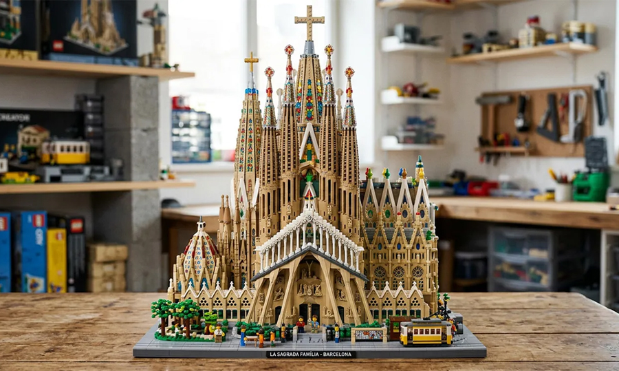 LEGO Announces Record-Breaking 12,060-Piece Sagrada Família Replica