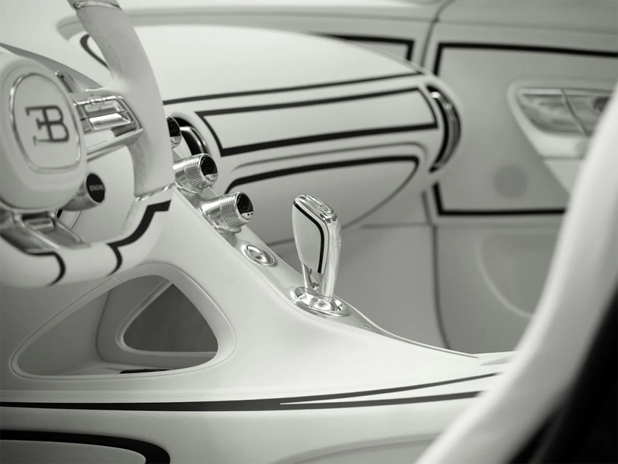Bugatti's One-Off W16 Mistral Blanc Éternel Is a Rolling Work of Art