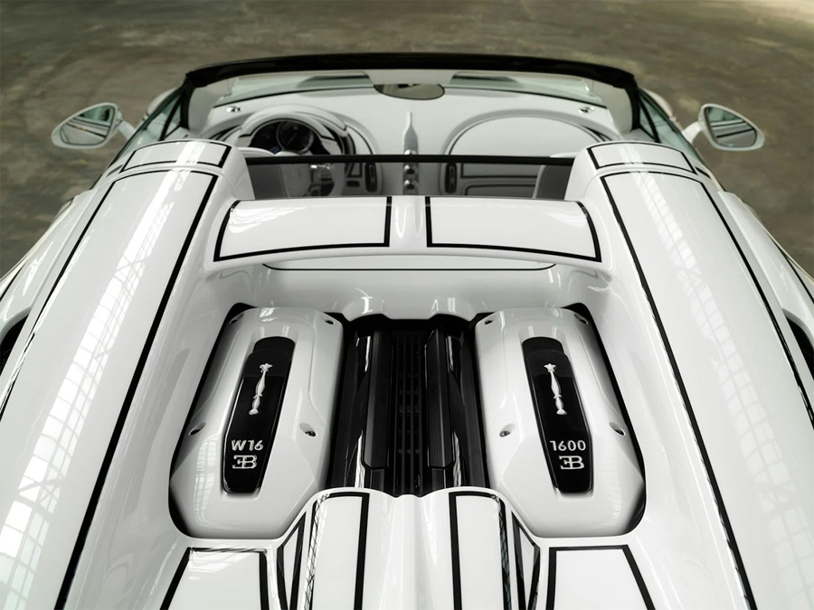 Bugatti's One-Off W16 Mistral Blanc Éternel Is a Rolling Work of Art