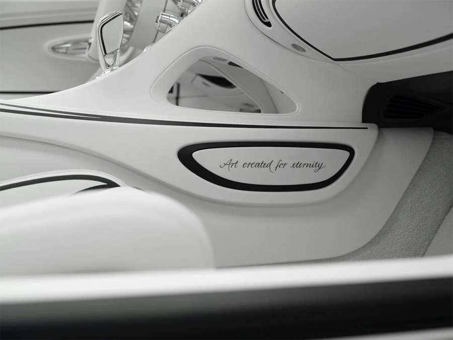 Bugatti's One-Off W16 Mistral Blanc Éternel Is a Rolling Work of Art