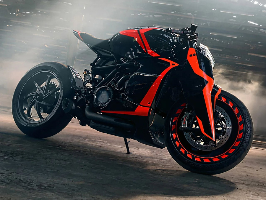Diamond Atelier’s DA#22 ULTRON Is a 205-HP Hyperbike Built Like a Sci-Fi Machine