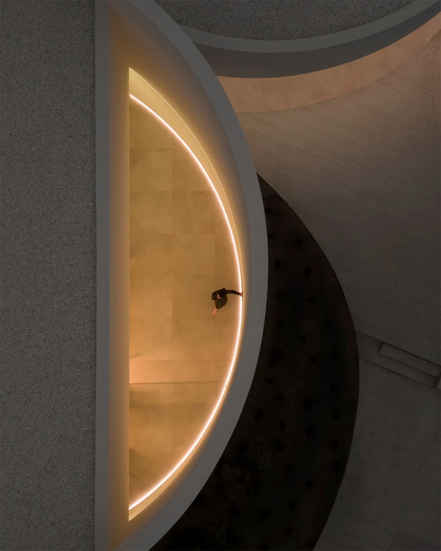 This Madrid House Is Built Around Five Interlocking Cylinders