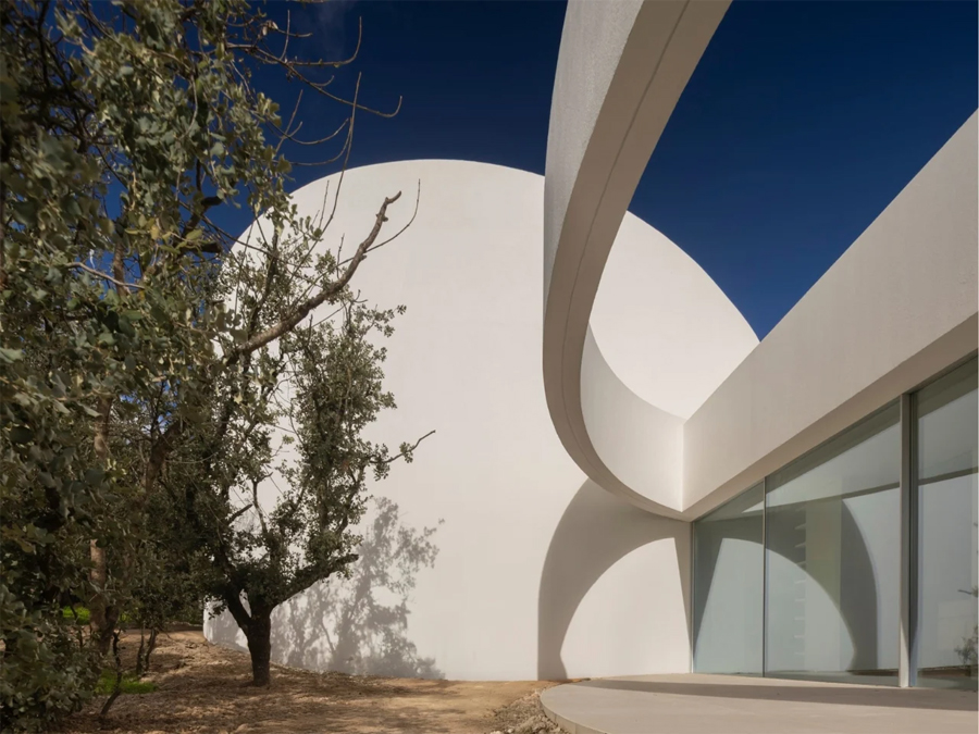 This Madrid House Is Built Around Five Interlocking Cylinders