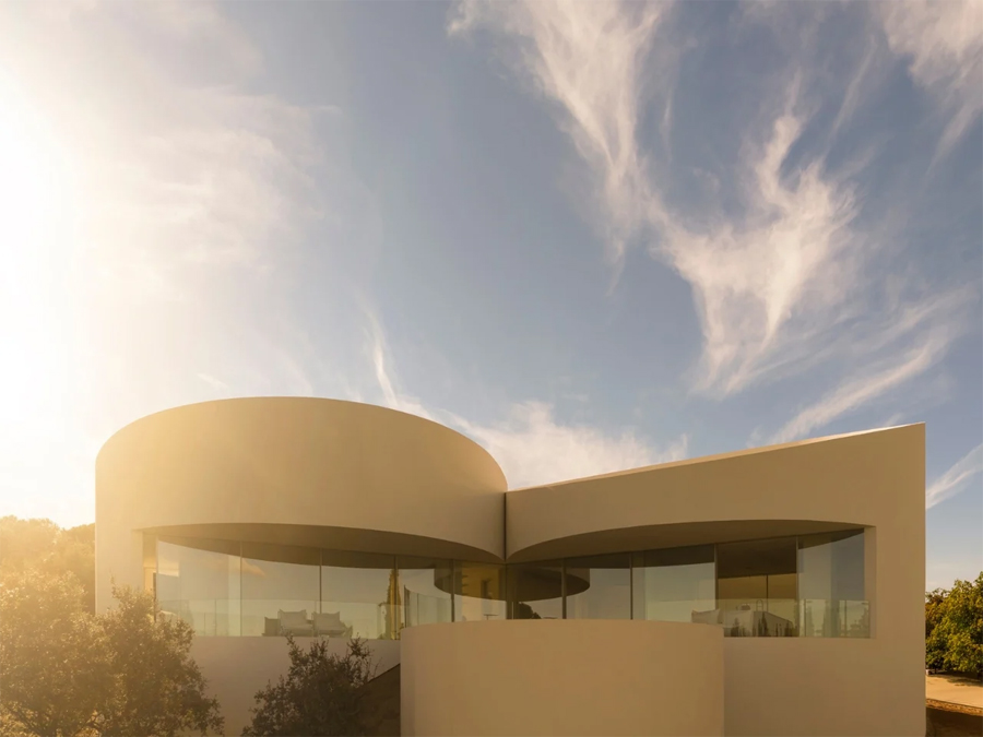 This Madrid House Is Built Around Five Interlocking Cylinders