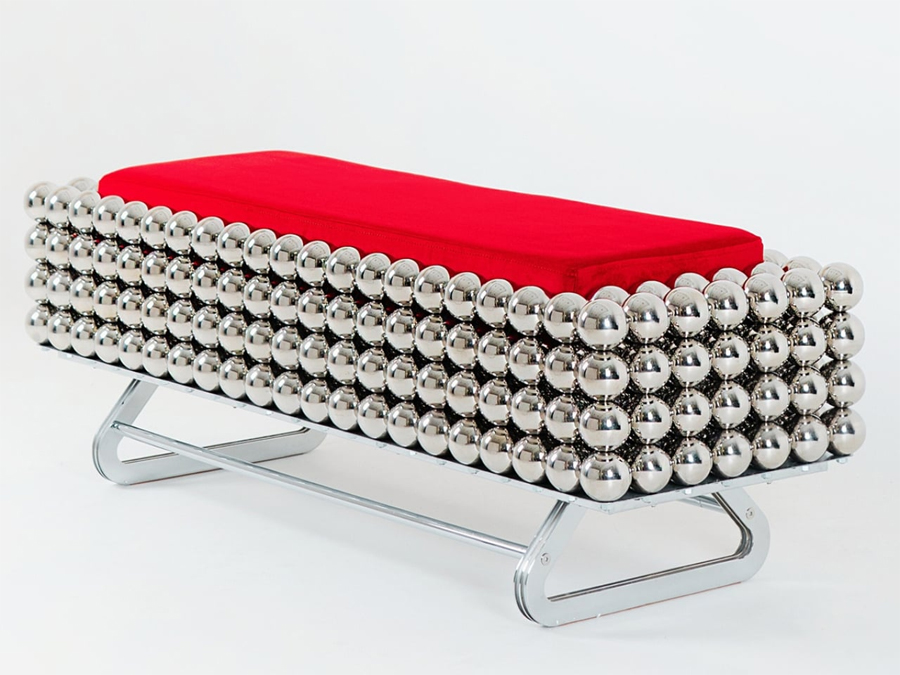 Chrome Spheres Become Sculptural Furniture in the Wishes Collection