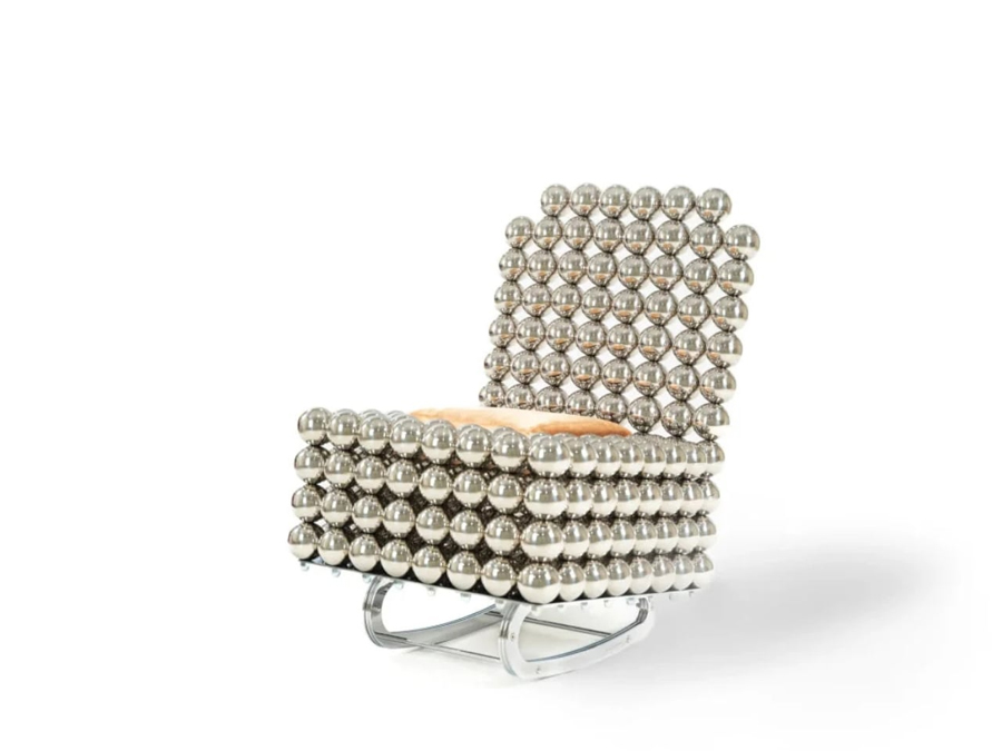 Chrome Spheres Become Sculptural Furniture in the Wishes Collection