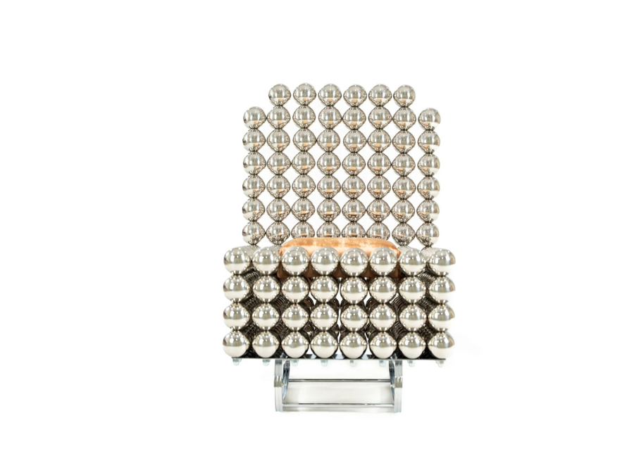 Chrome Spheres Become Sculptural Furniture in the Wishes Collection