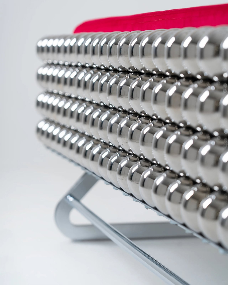 Chrome Spheres Become Sculptural Furniture in the Wishes Collection