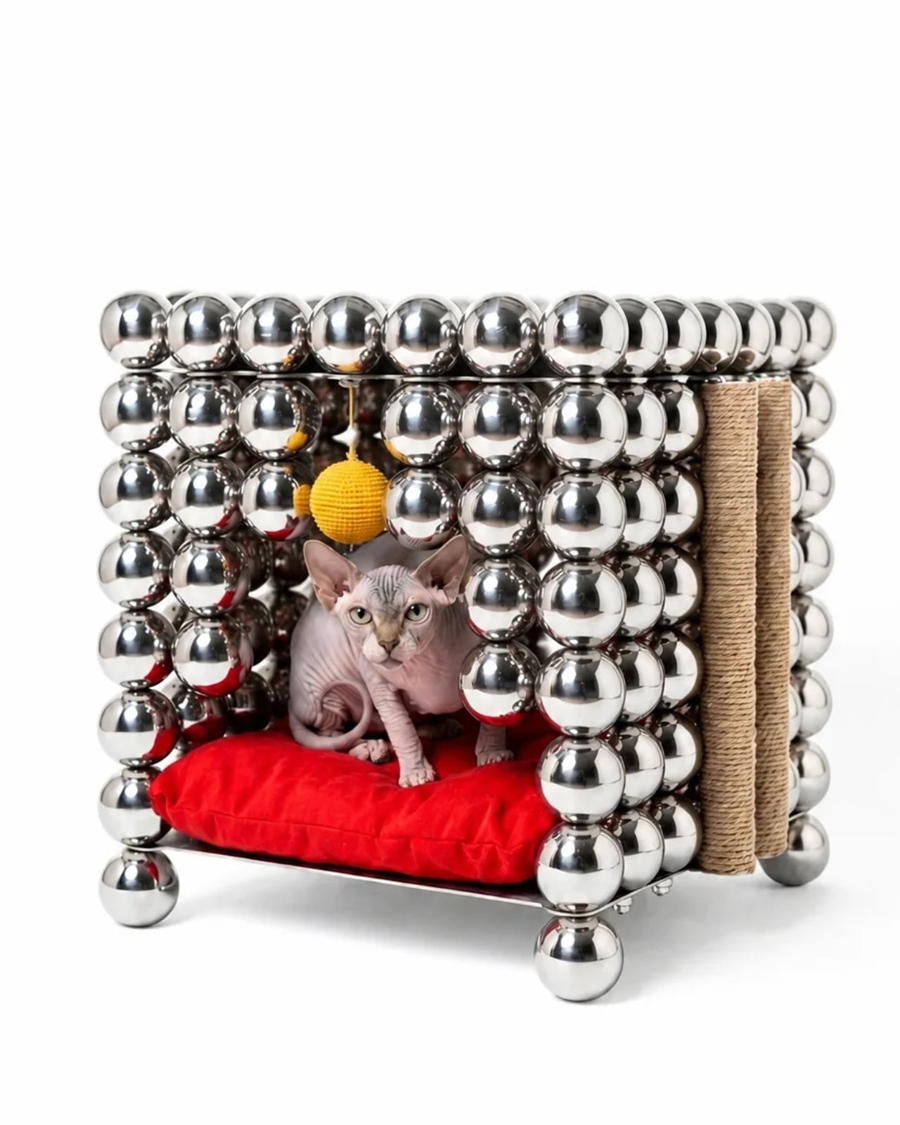 Chrome Spheres Become Sculptural Furniture in the Wishes Collection