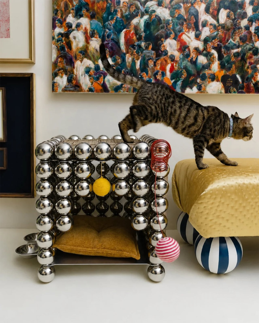 Chrome Spheres Become Sculptural Furniture in the Wishes Collection