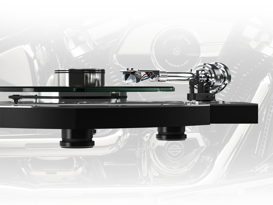 Harley-Davidson's New $3,299 Turntable Is Shaped Like Its Iconic Logo