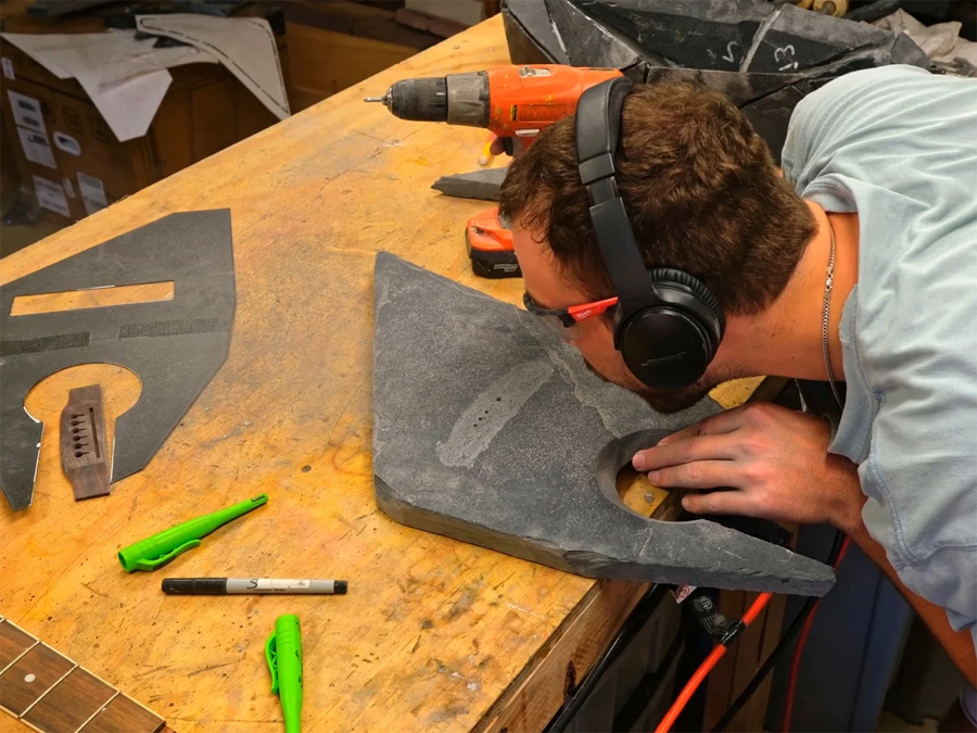 This Guitar Is Literally Made from Rock