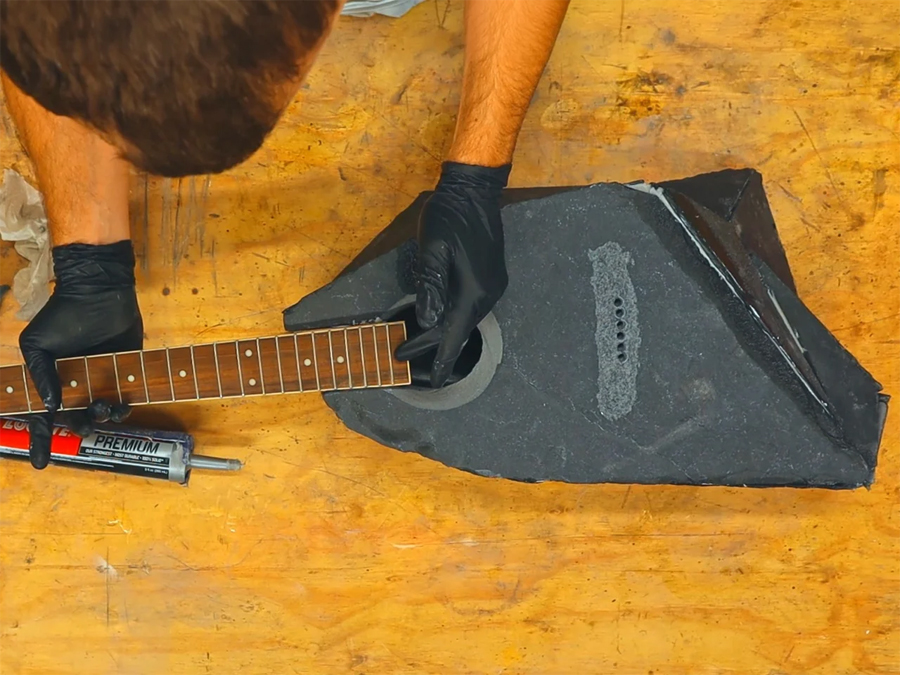 This Guitar Is Literally Made from Rock